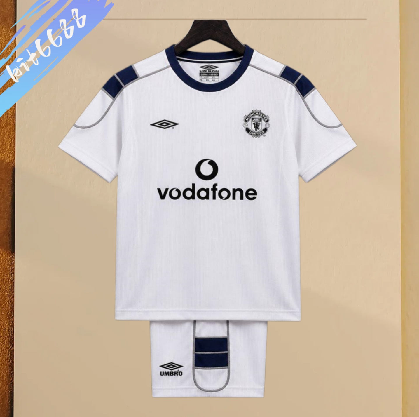 00/01 Manchester United Away Retro Football Shirt ( Kids Kit )