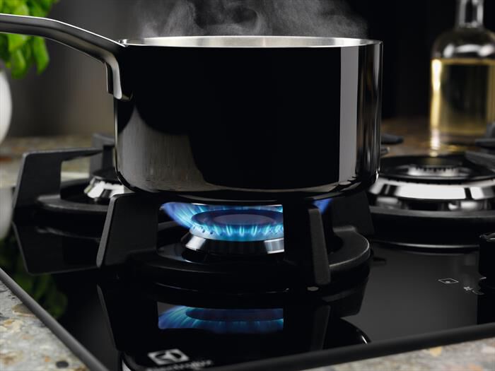 ELECTROLUX - Piano cottura a gas EGG75372K 0cm-Nero/Gas on glass
