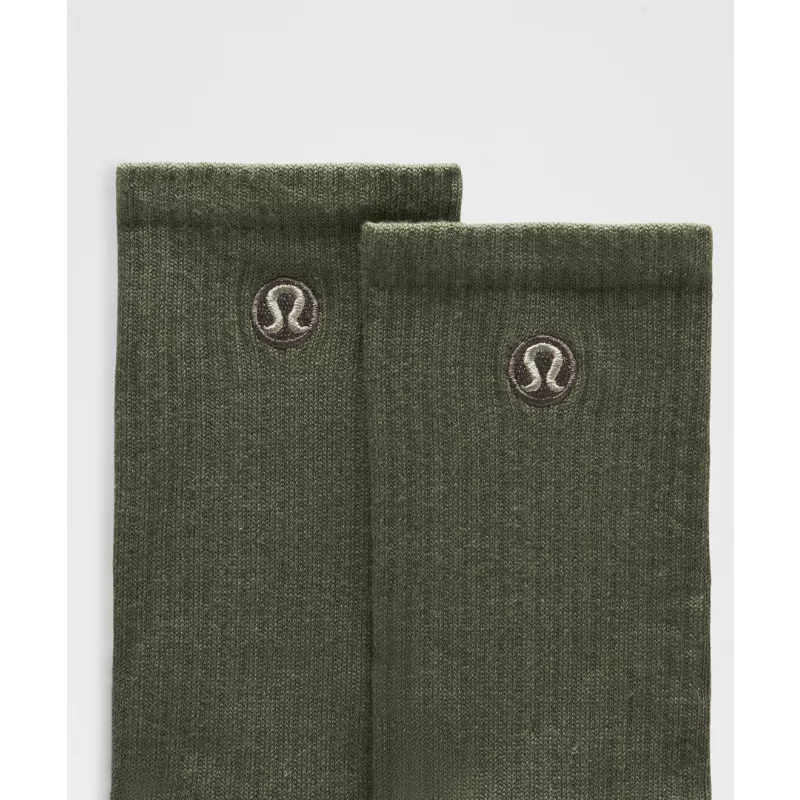 Unisex Daily Essential Crew Socks 6 Pack