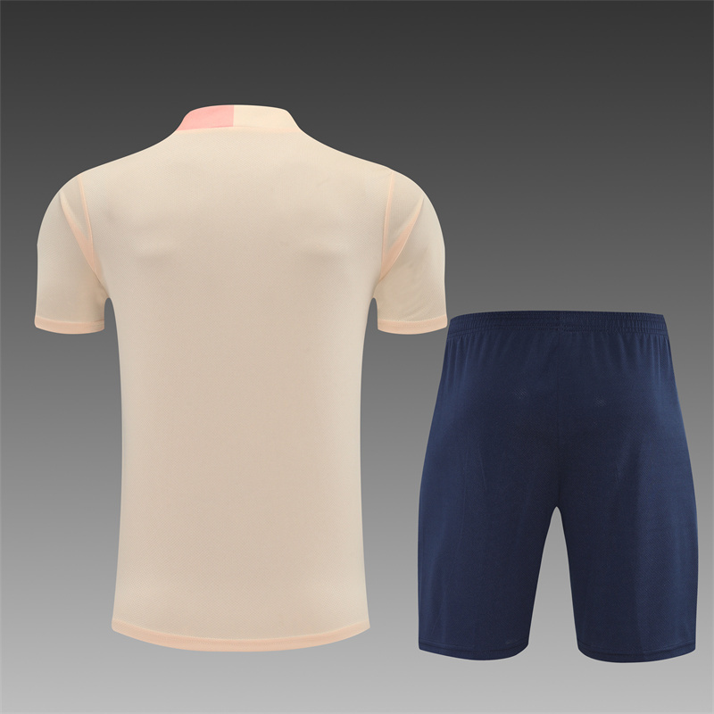 25/26 Barcelona Short sleevedtraining clothes (Adult Kids Kit)