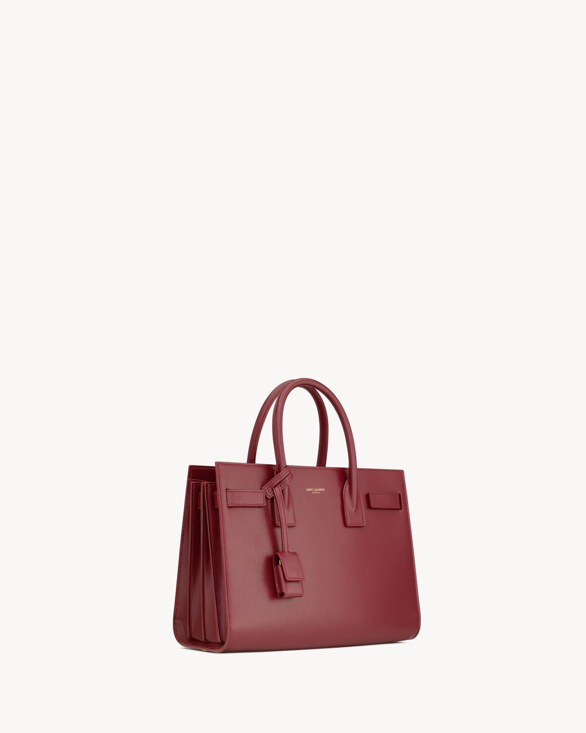 sac de jour in smooth leather - baby ROUGE MERLOT