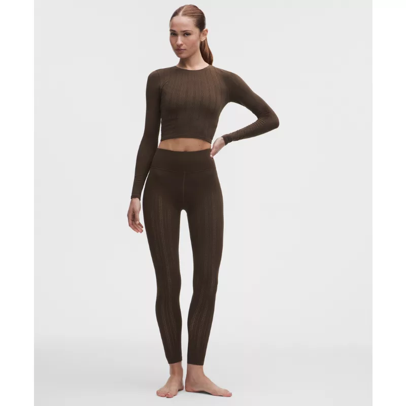 RevealKnit Pointelle Long-Sleeve Shirt
