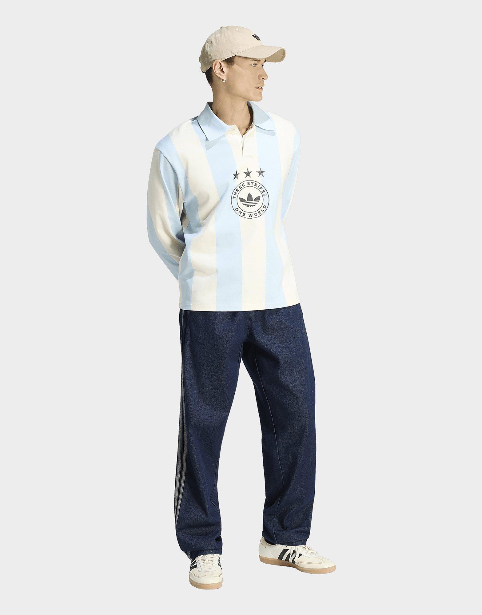 adidas ORIGINALS GRAPHIC LONG SLEEVE POLOSHIRT