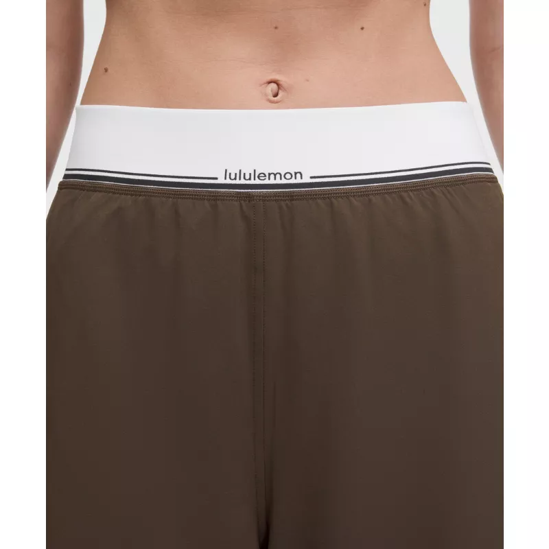 Swift High-Rise Wide-Leg Pant Logo Waistband