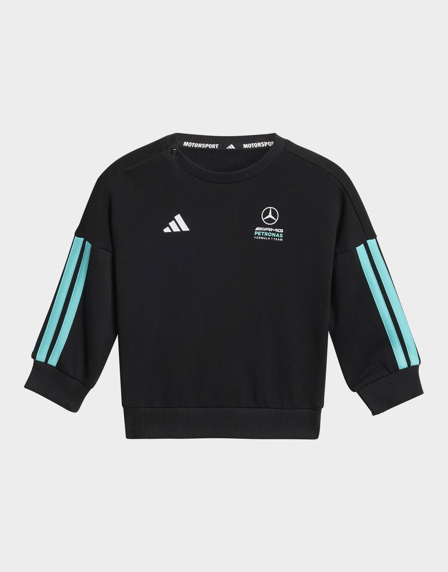 adidas MERCEDES-AMG PETRONAS FORMULA 1 TEAM DNA KIDS JOGGINGANZUG, LANGÄRMLIG