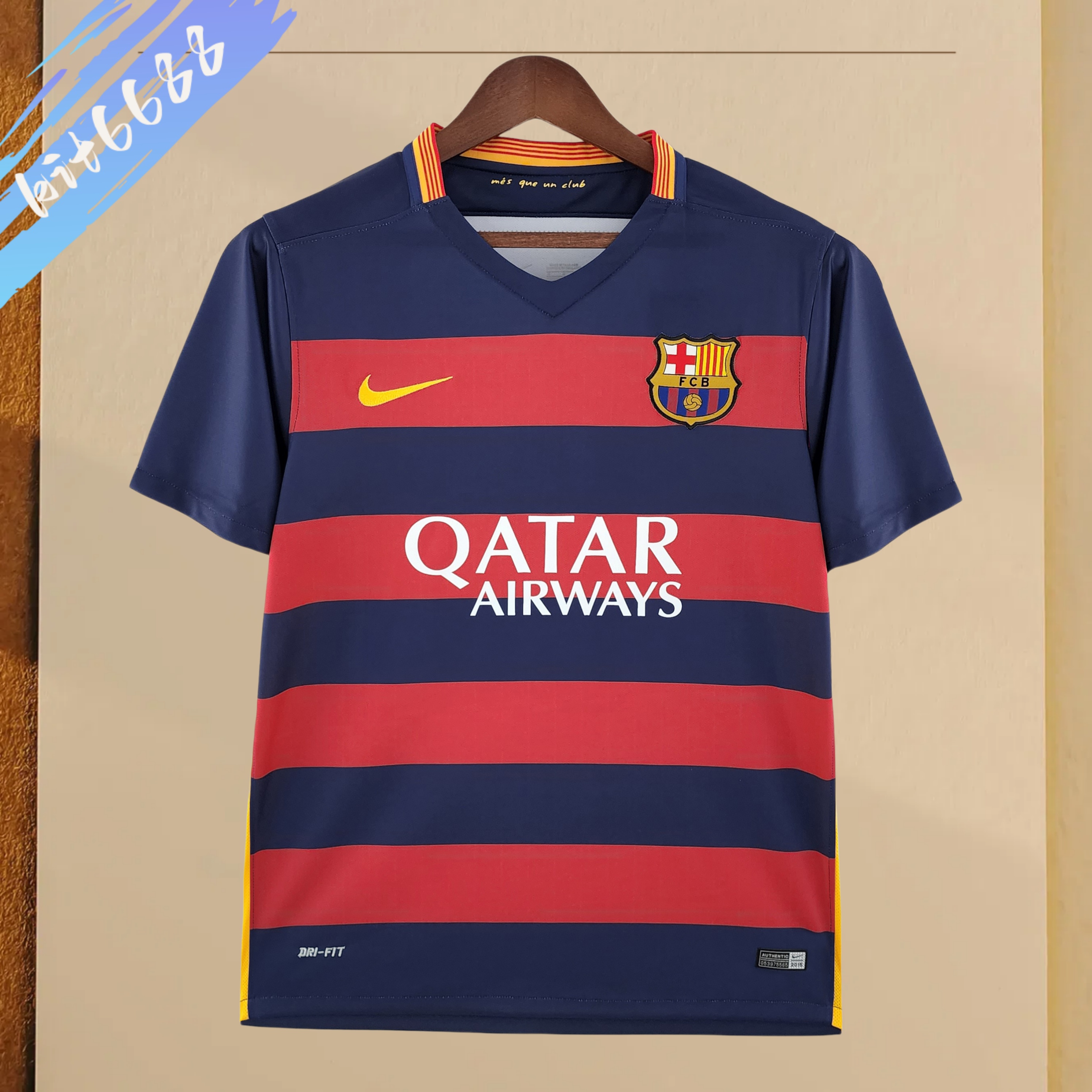 2015/2016 Barcelona home Retro Football Shirt