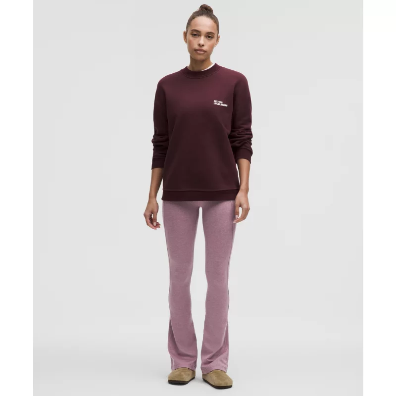 Softy Suedey Split-Hem High-Rise Mini-Flare Pant Regular