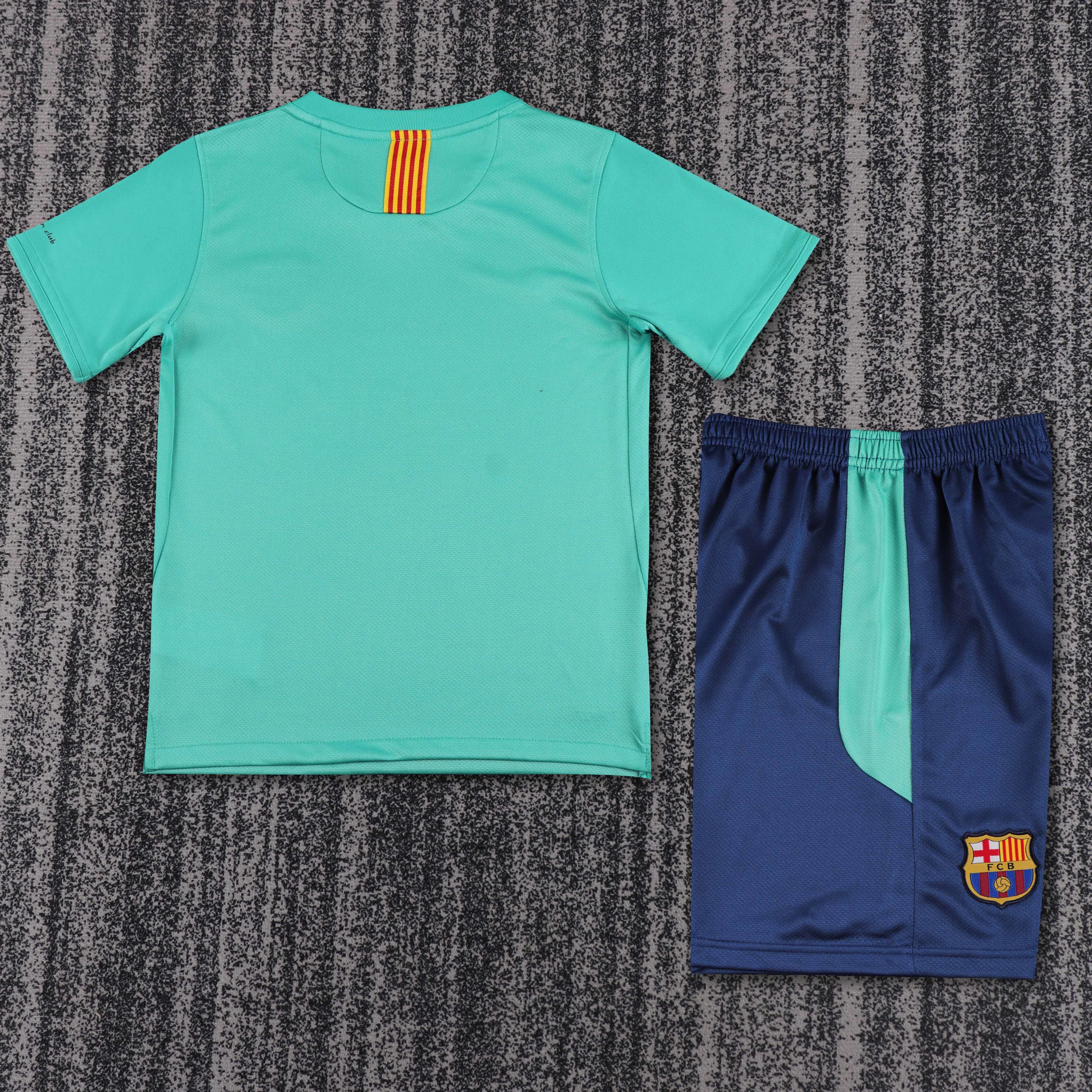 2010/2011 Barcelona Away Retro Kids Kit(Kids Kit)