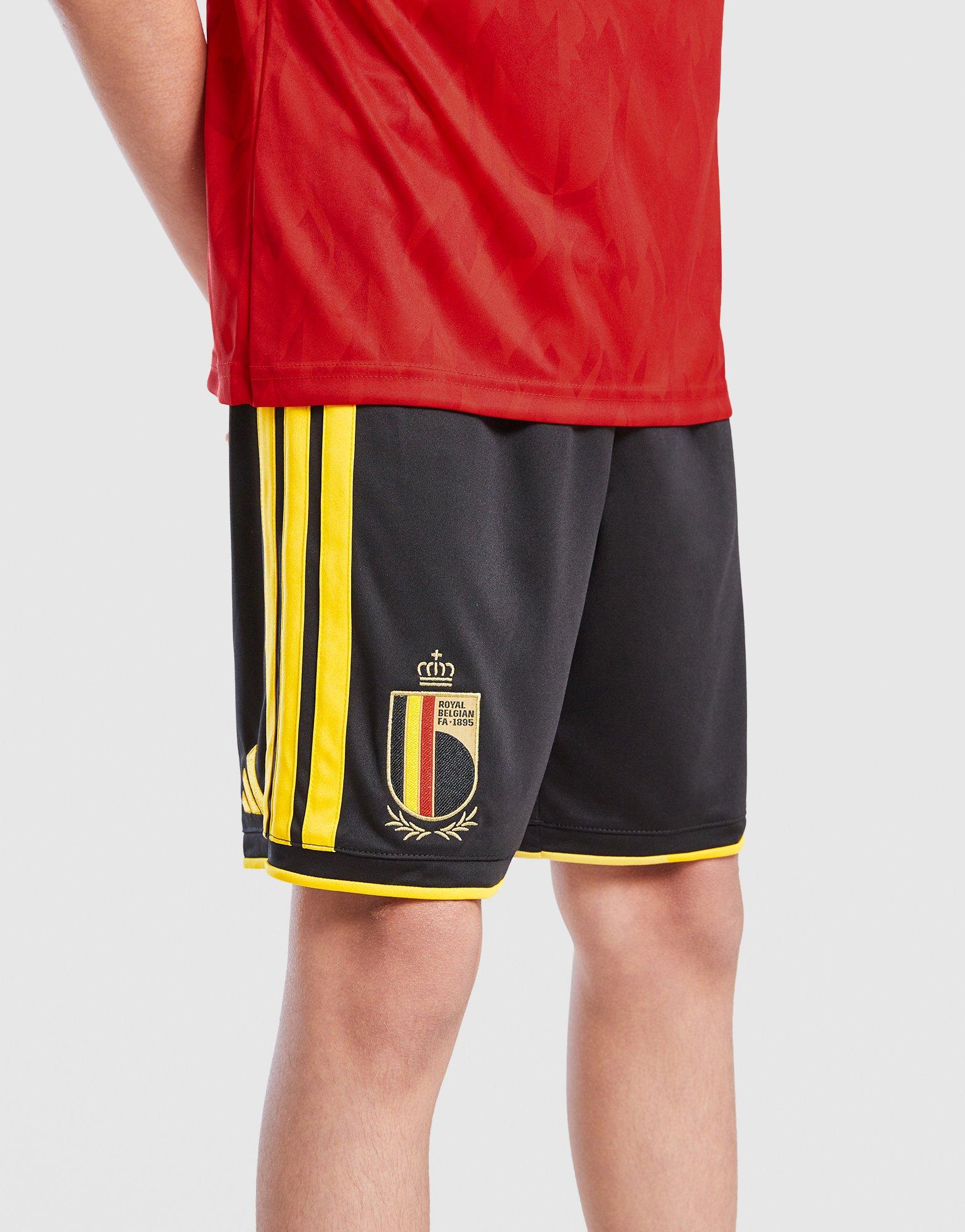 adidas Belgien 2026 Heim Shorts Kinder
