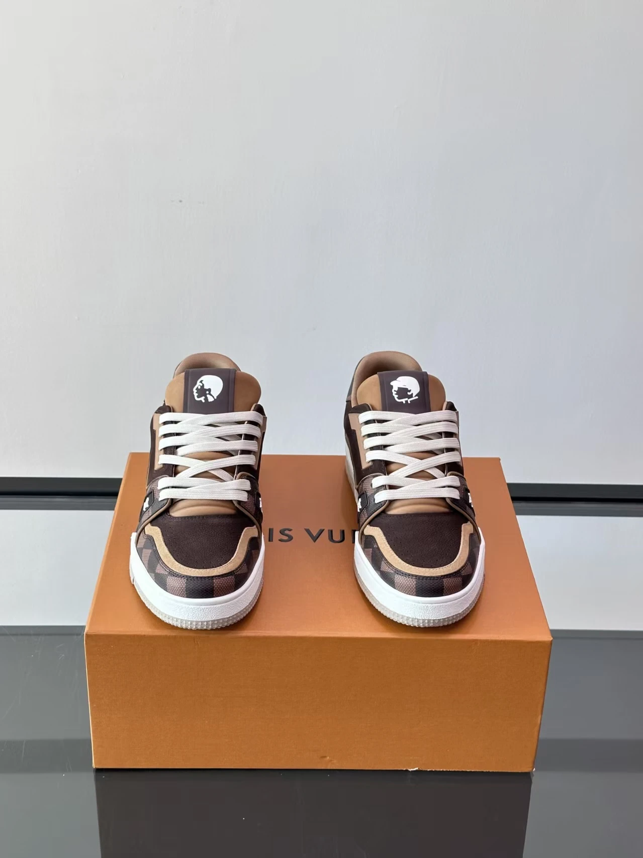 Top LV shoes, handmade genuine leather material