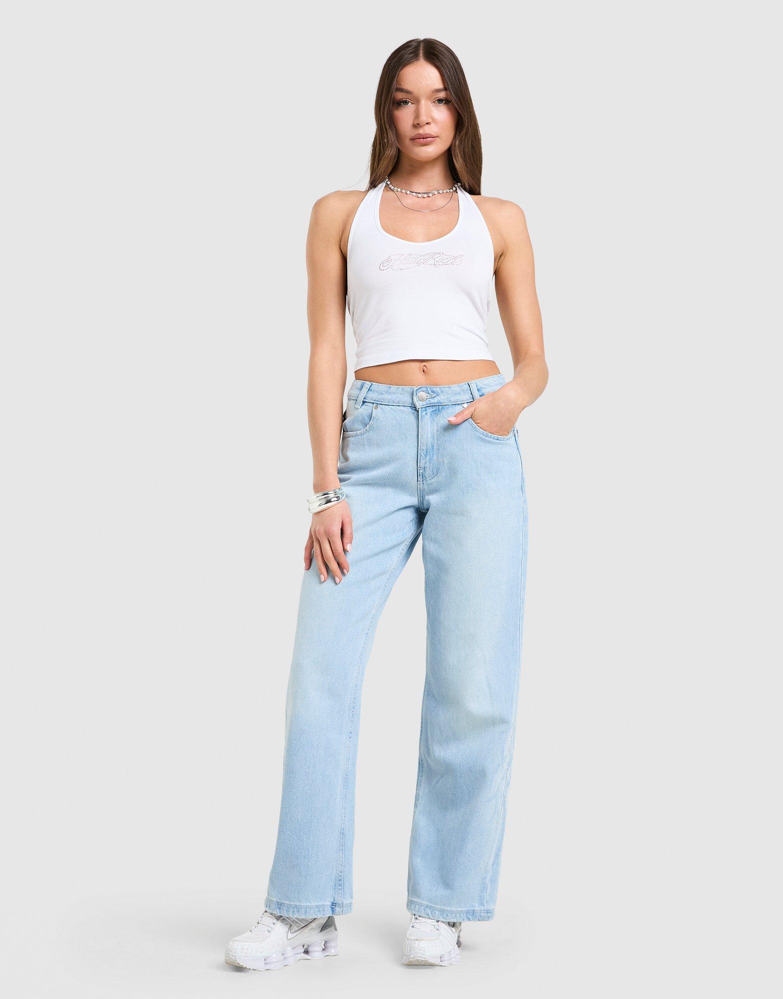 Hoodrich Solace Diamante Halterneck Top