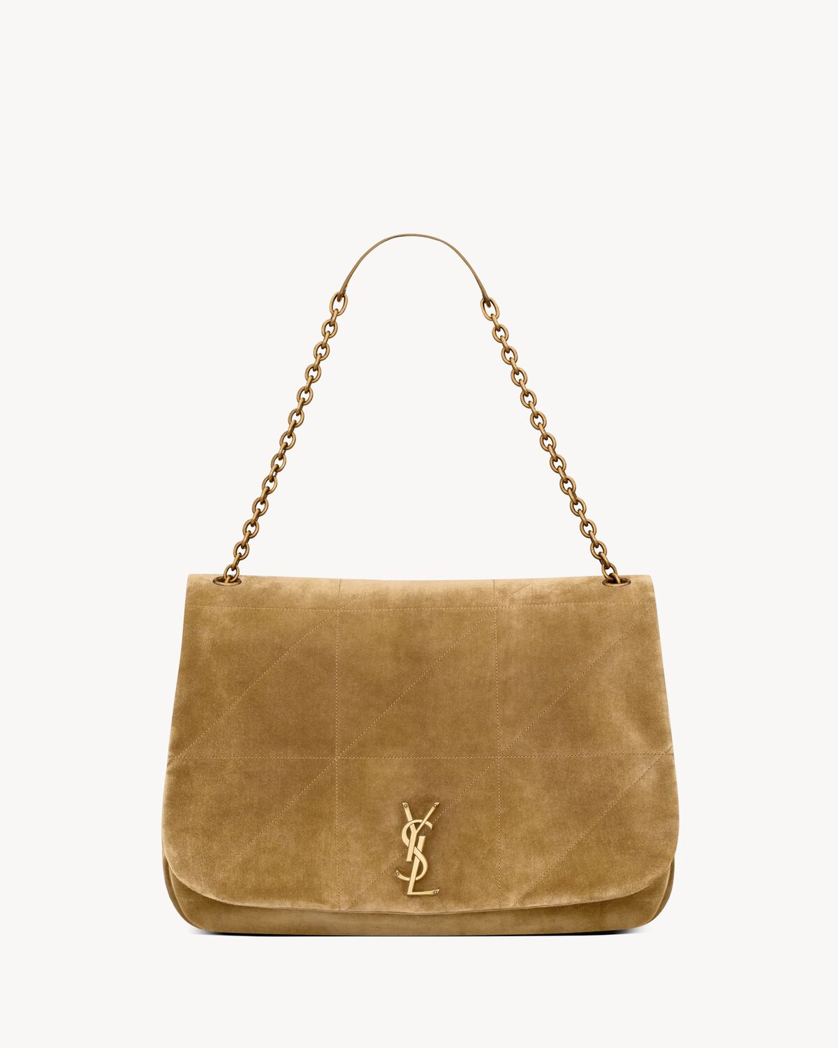 large jamie 4.3 in suede GOLDEN LEAF