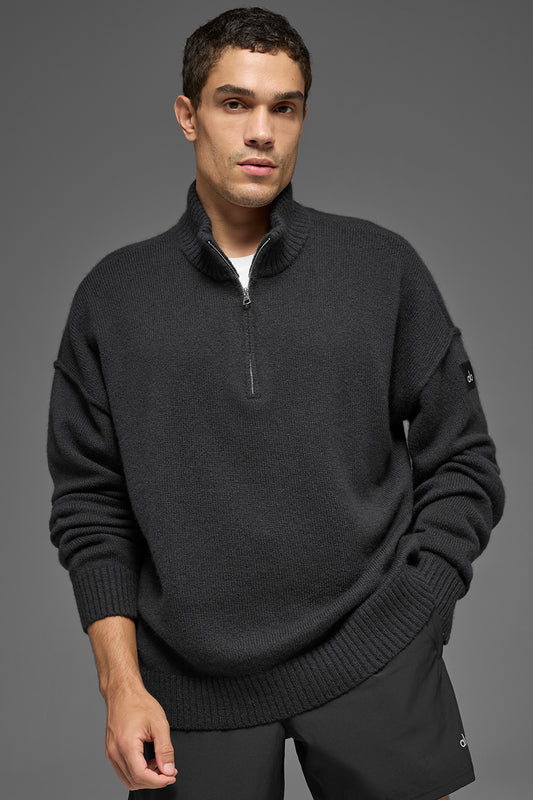 Wool Cashmere New Class 1/4 Zip Pullover
