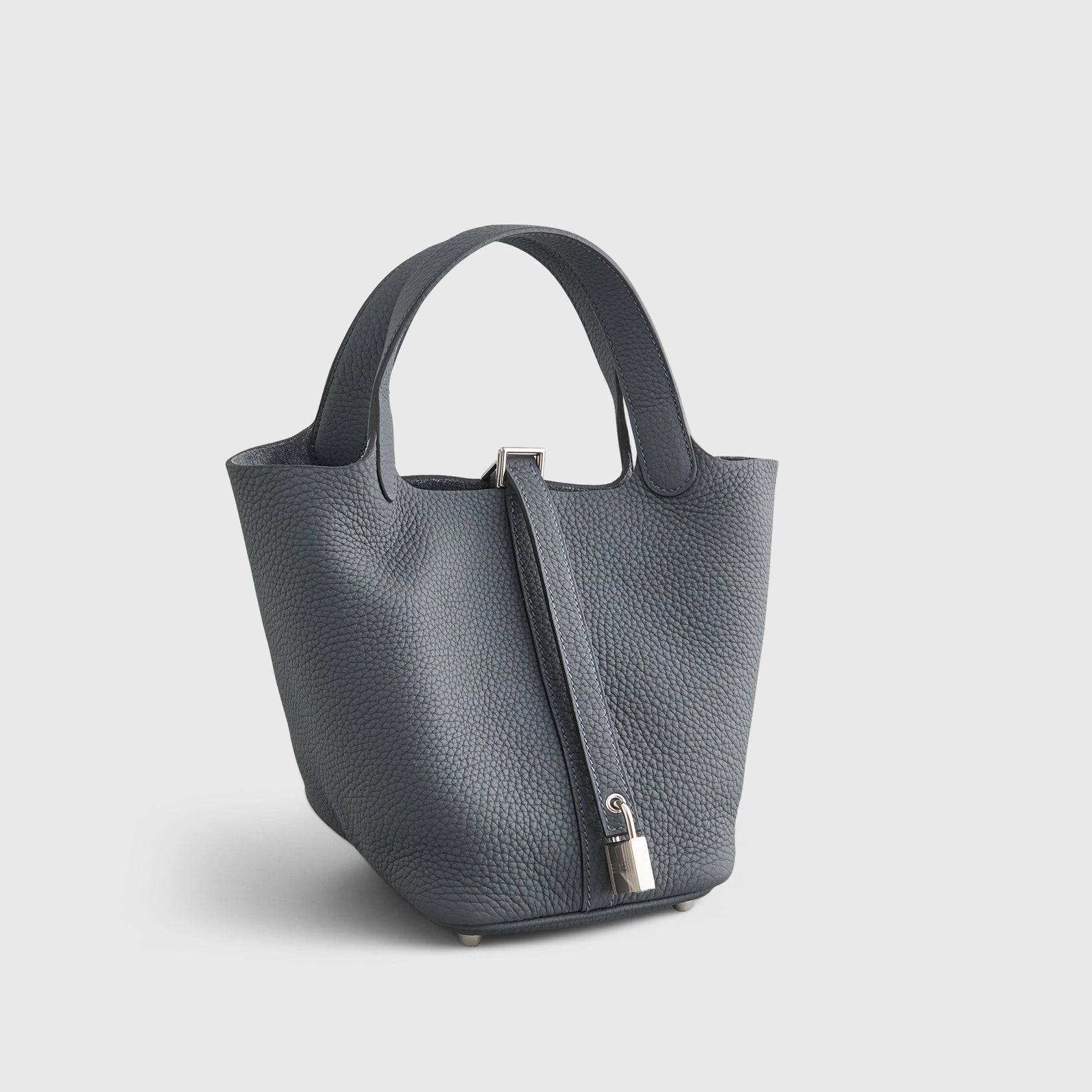 Hermès Picotin 18 Clemence Gris Misty Palladium Hardware