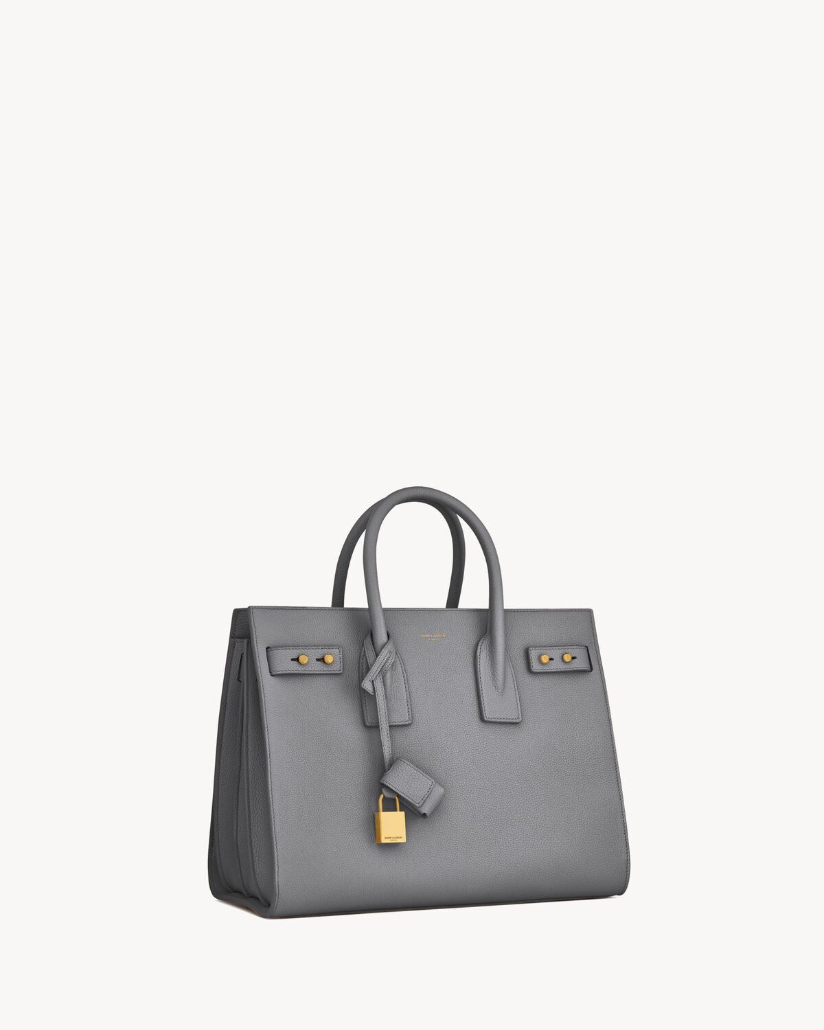 sac de jour in supple grained leather - small STORM