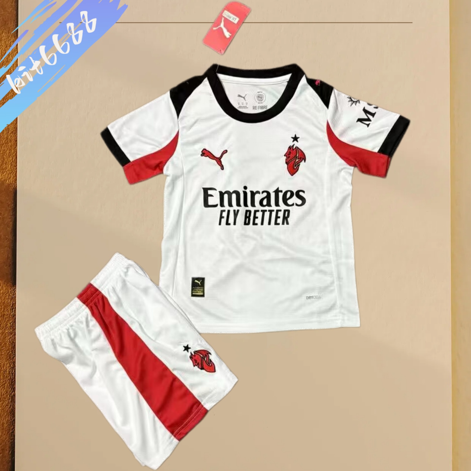 2025/2026 AC Milan Away Football shirt (Adult Kids Kit socks）