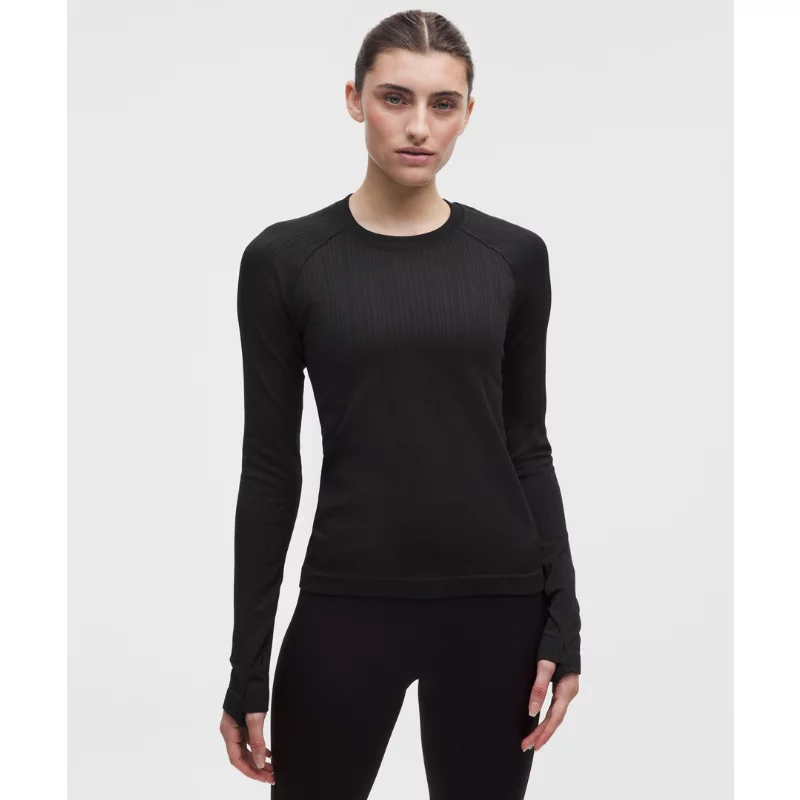 Rest Less Variegated Ribbed Pullover