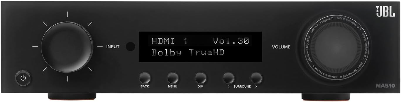 JBL MA510 5.2-Channel 8K Receiver (Black)
