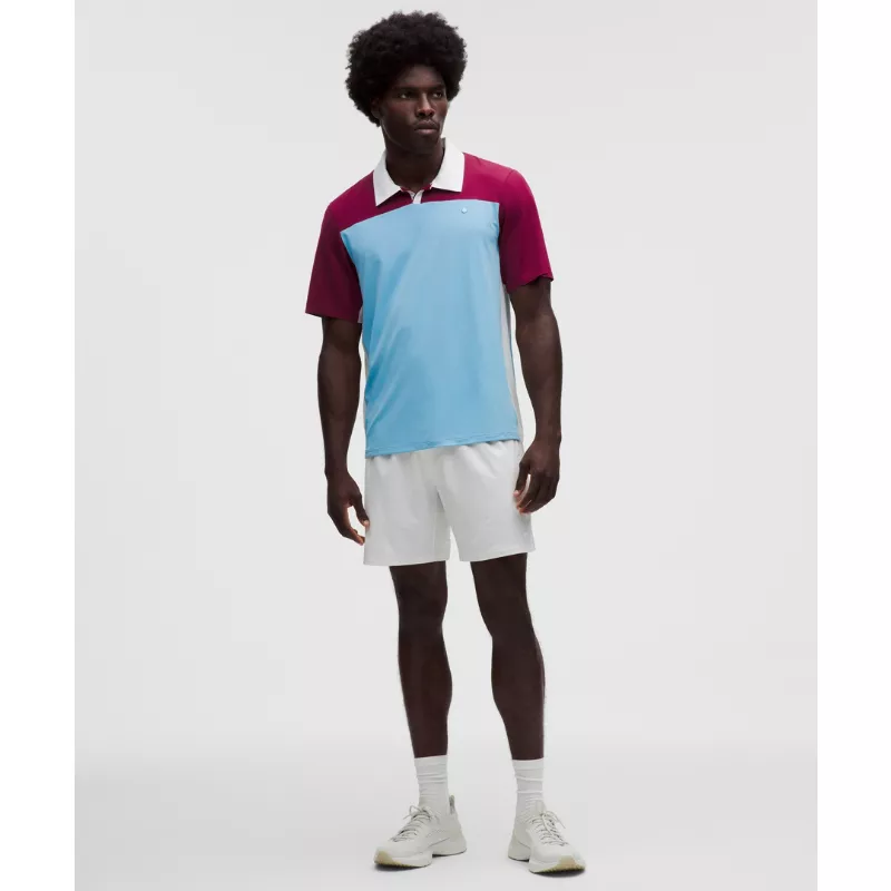 Mesh Pique Tennis Polo Shirt