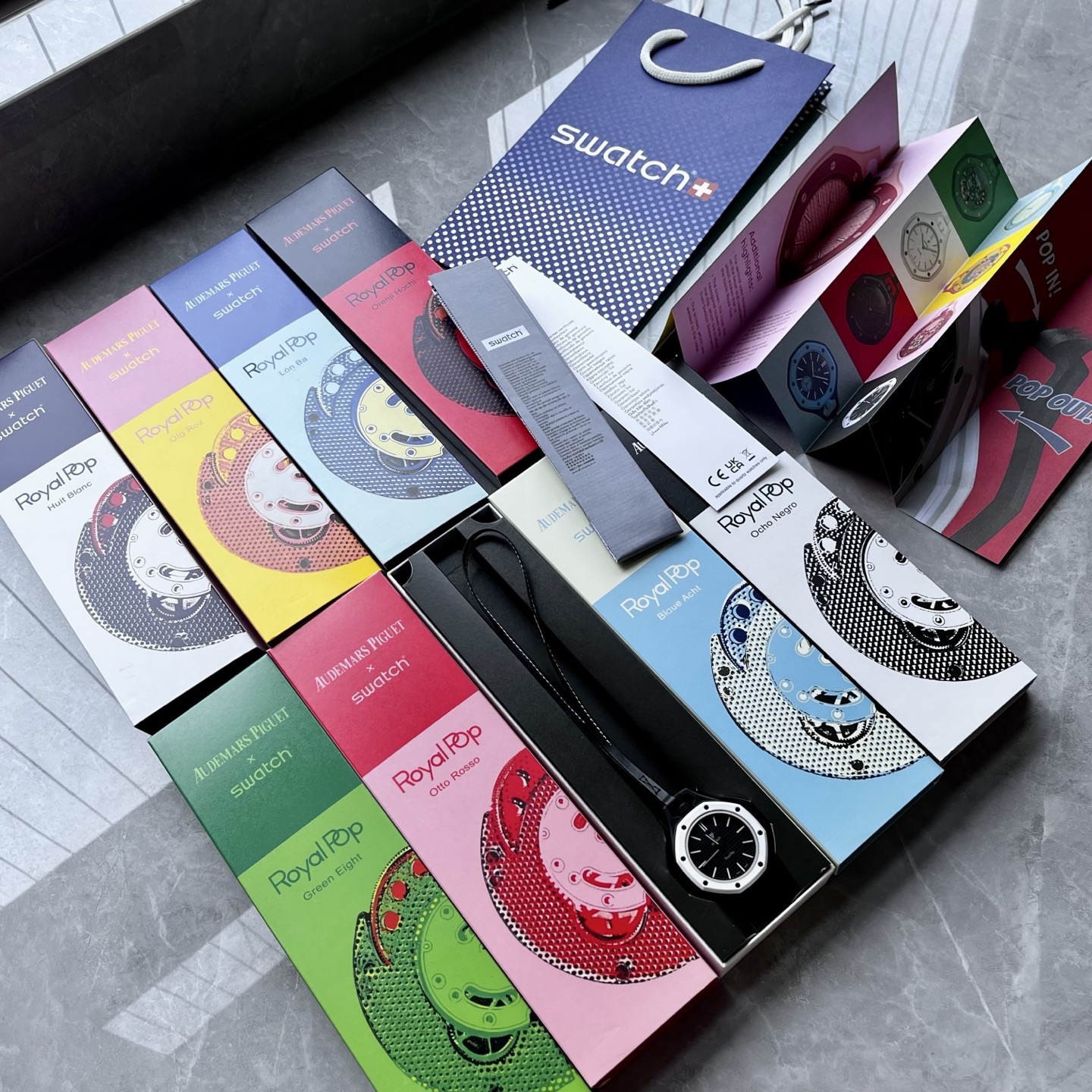 Audemars Piguet & Swatch The Bioceramic Royal Pop Collection