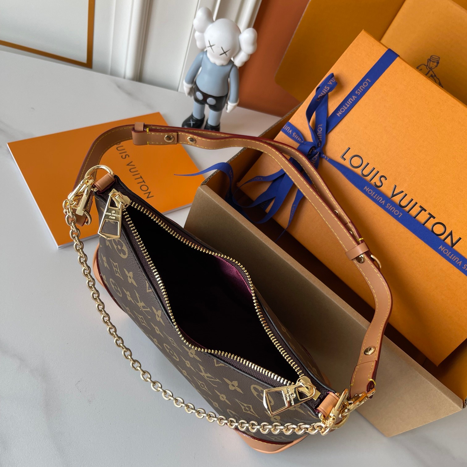 LV Monogram Black Odeon Small Handbag