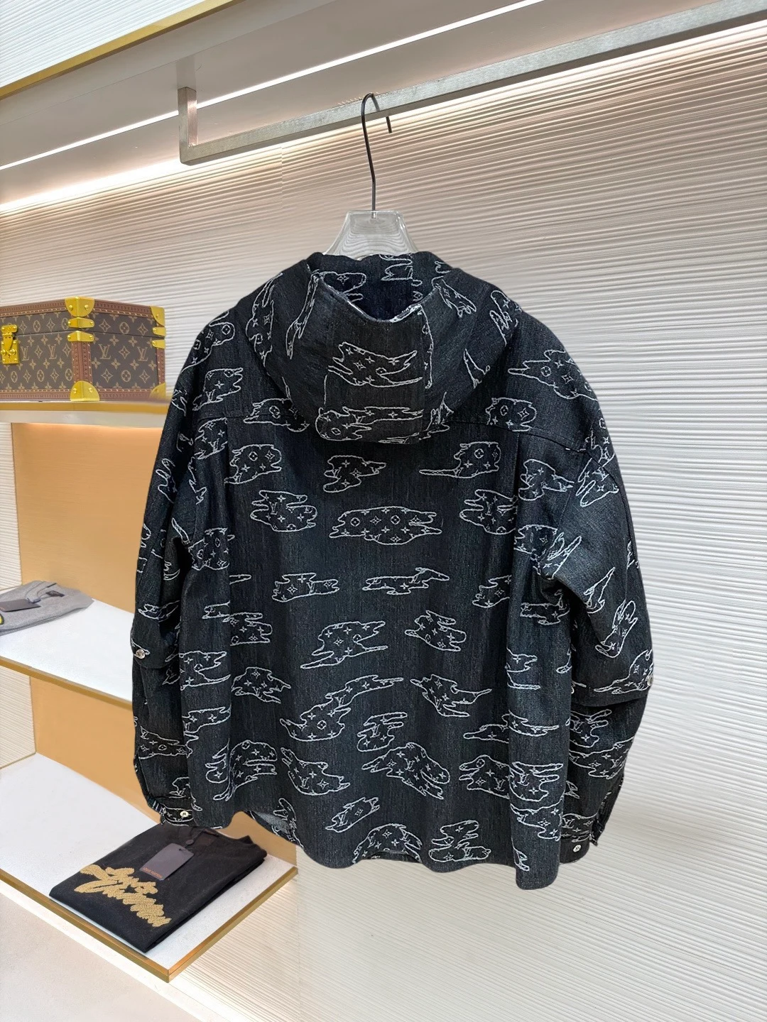 Louis Vuitton Jacken 26SS Kapuze Schwarz Jacken ZS668697