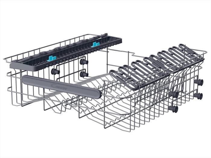 CANDY - Lavastoviglie CF 4E7L0X Classe E 14 coperti-Acciaio inossidabile