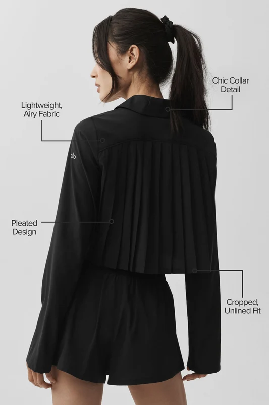 Cropped Unmatched Long Sleeve