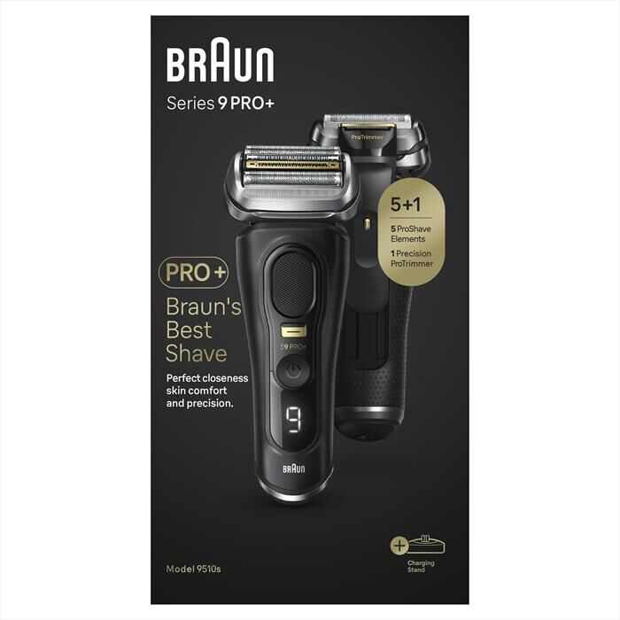 BRAUN - Rasoio SERIES 9 PRO+-Nero