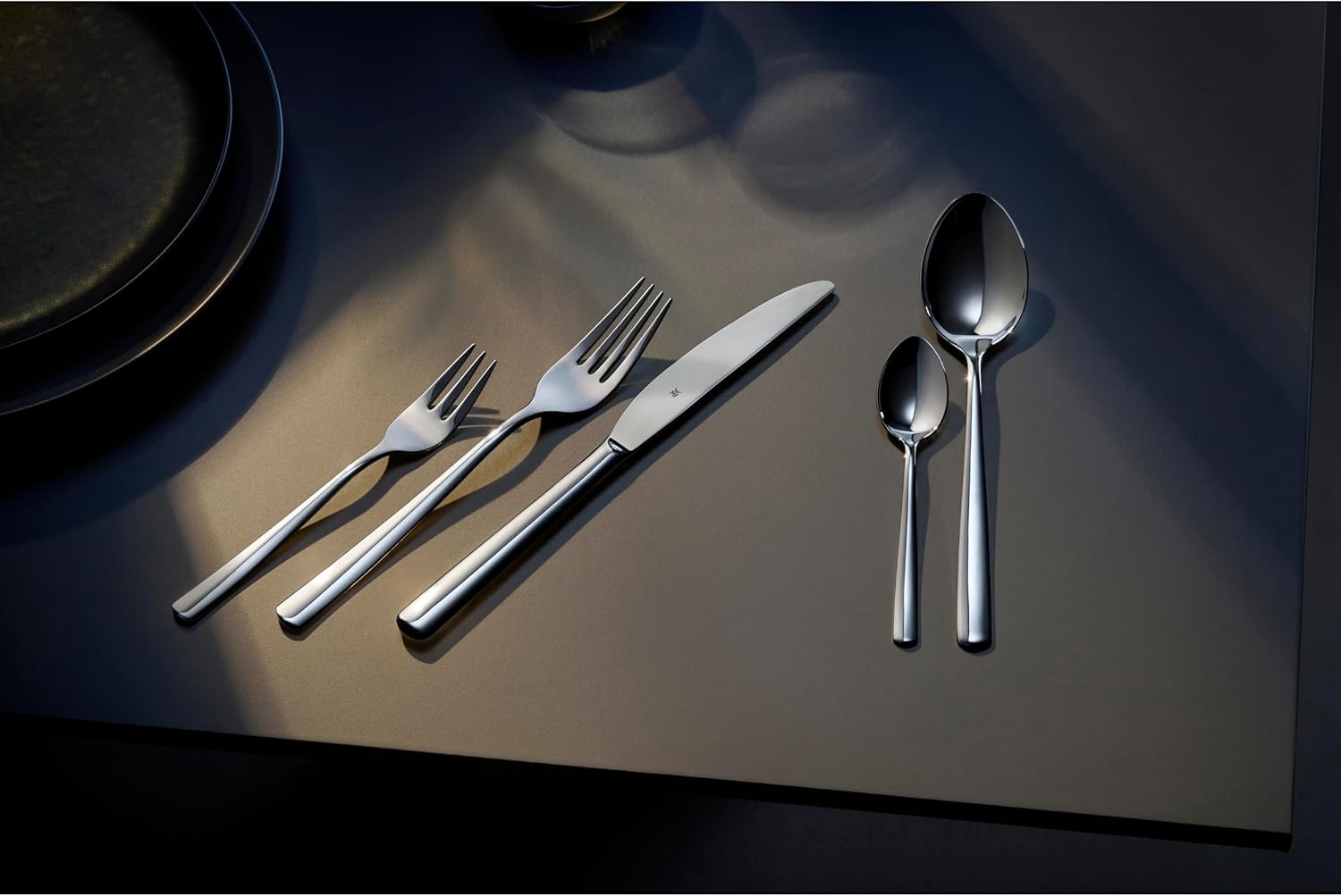 WMF Cutlery Set 30-Pieces for 6 Persons Boston Cromargan 18/10 Stainless Steel Brushed