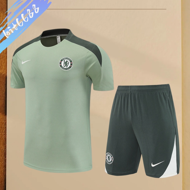 25/26 Chelsea Short Sleeve Training Suit (Adult and Children's Set)