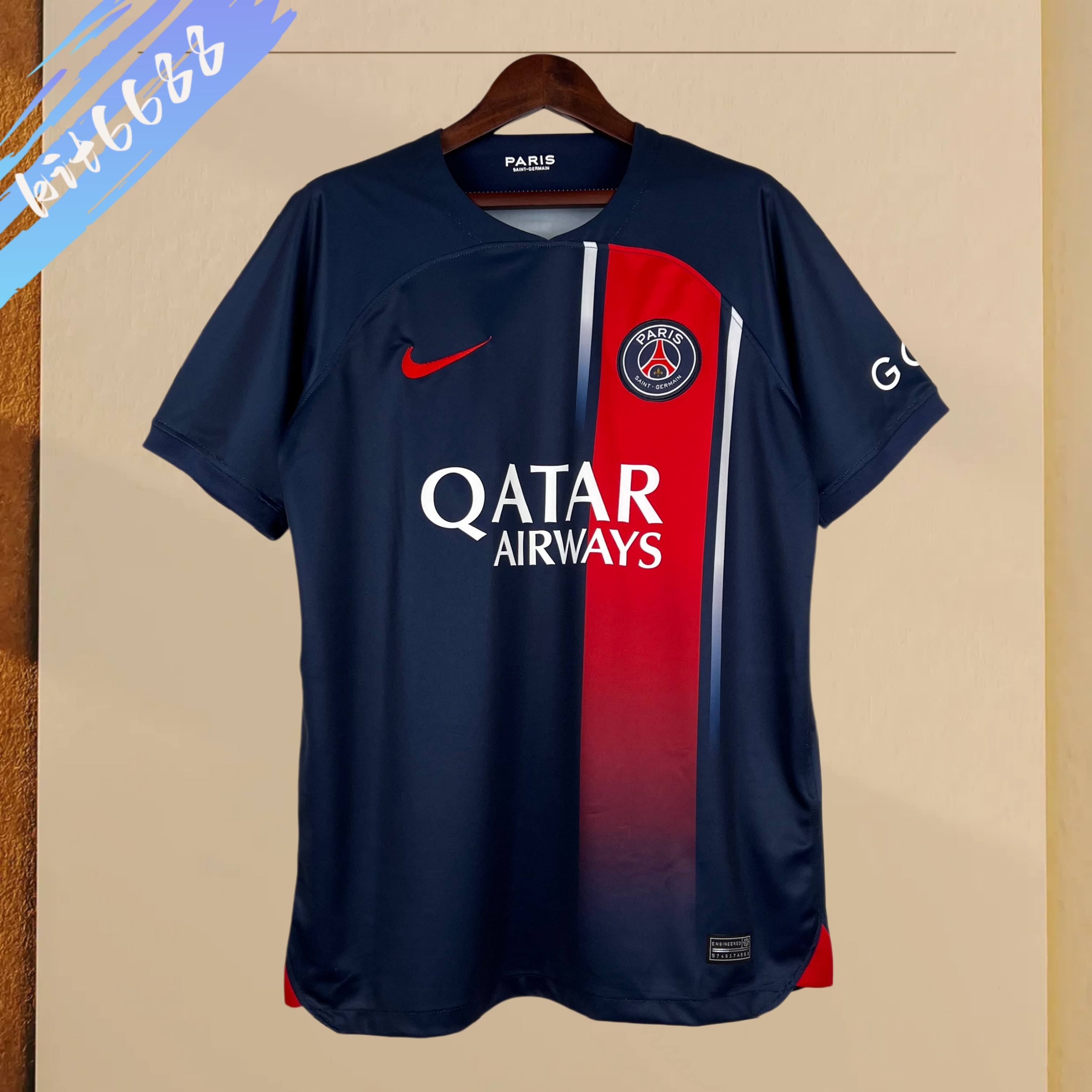 2023/2024 PSG Paris Saint-Germain Home Football Jersey (Fan Edition)