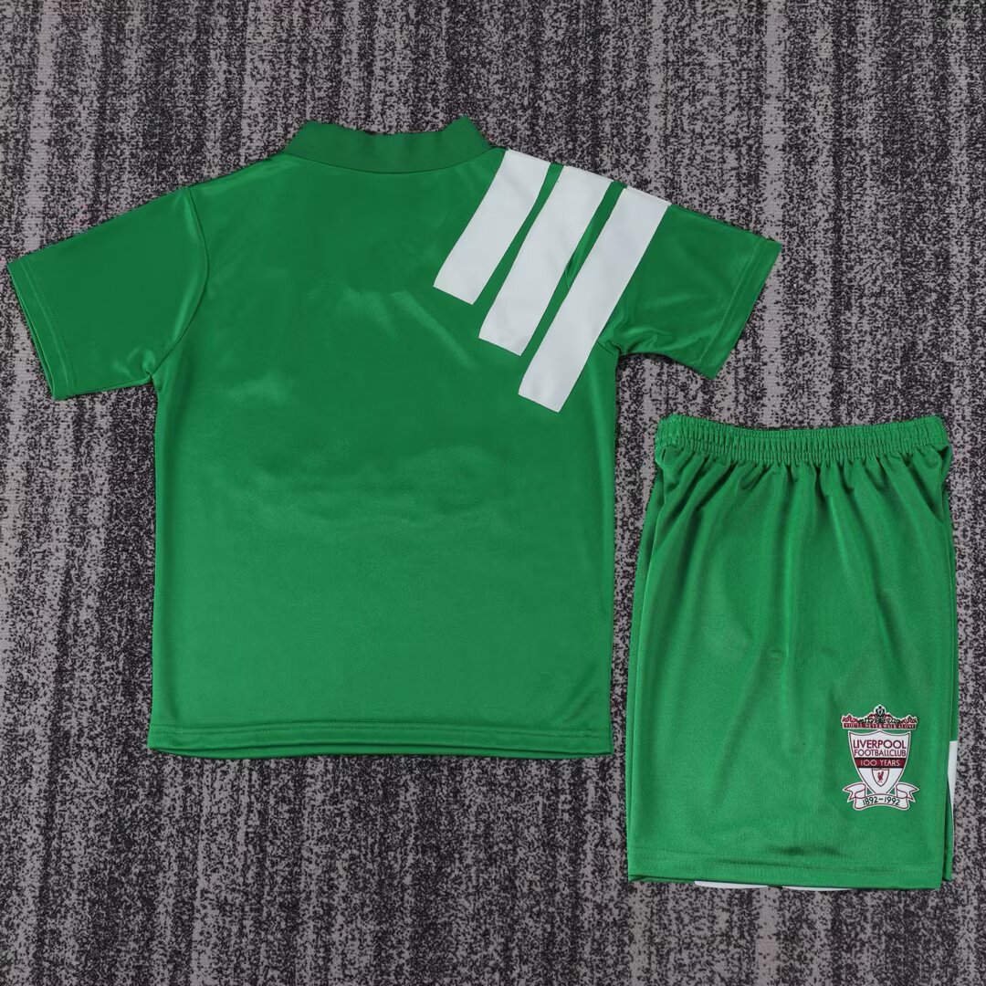 92/93 Liverpool Away Retro Football Shirt (Kids Kit）