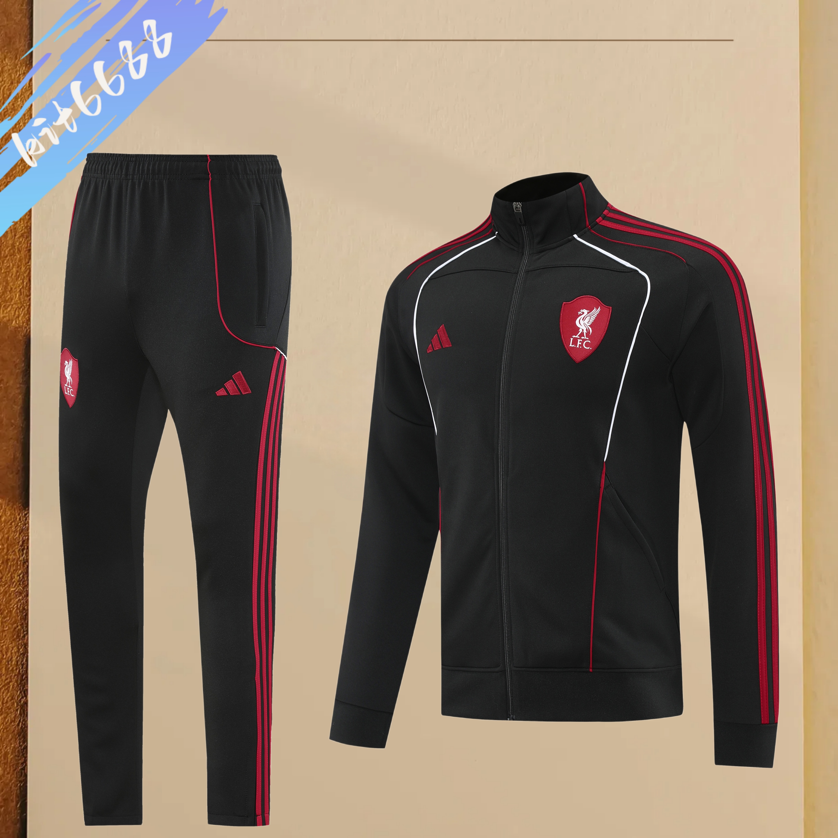 25/26 Liverpool Full Zipper Training Suit (Adult Set)