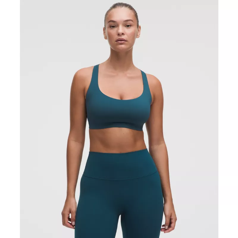 FlexyFlex Strappy Yoga Bra Light Support, D-DDD Cups