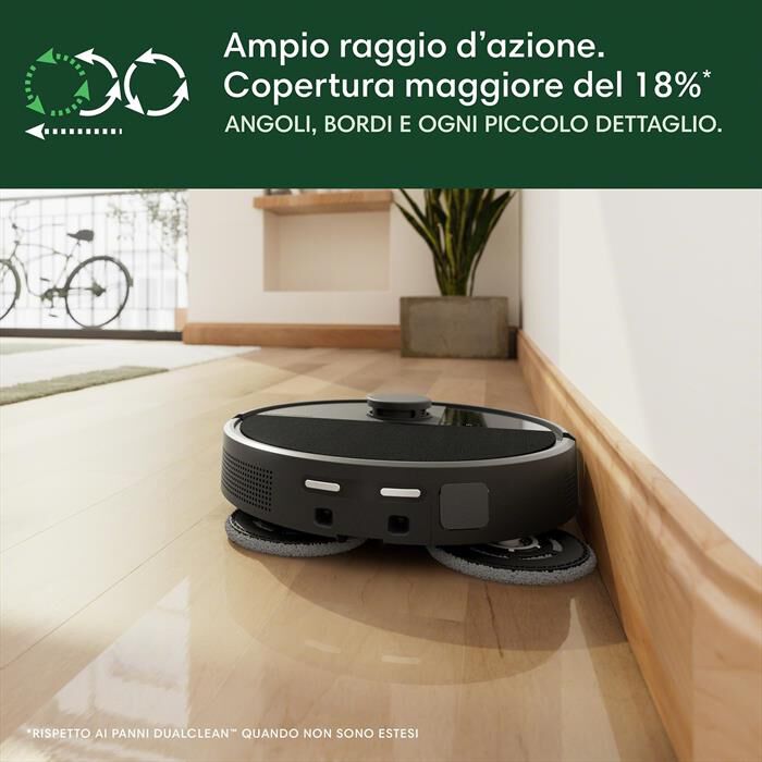 iROBOT - Aspirapolvere ROOMBA PLUS 505 COMBO AUTOWASH DOCK-Black