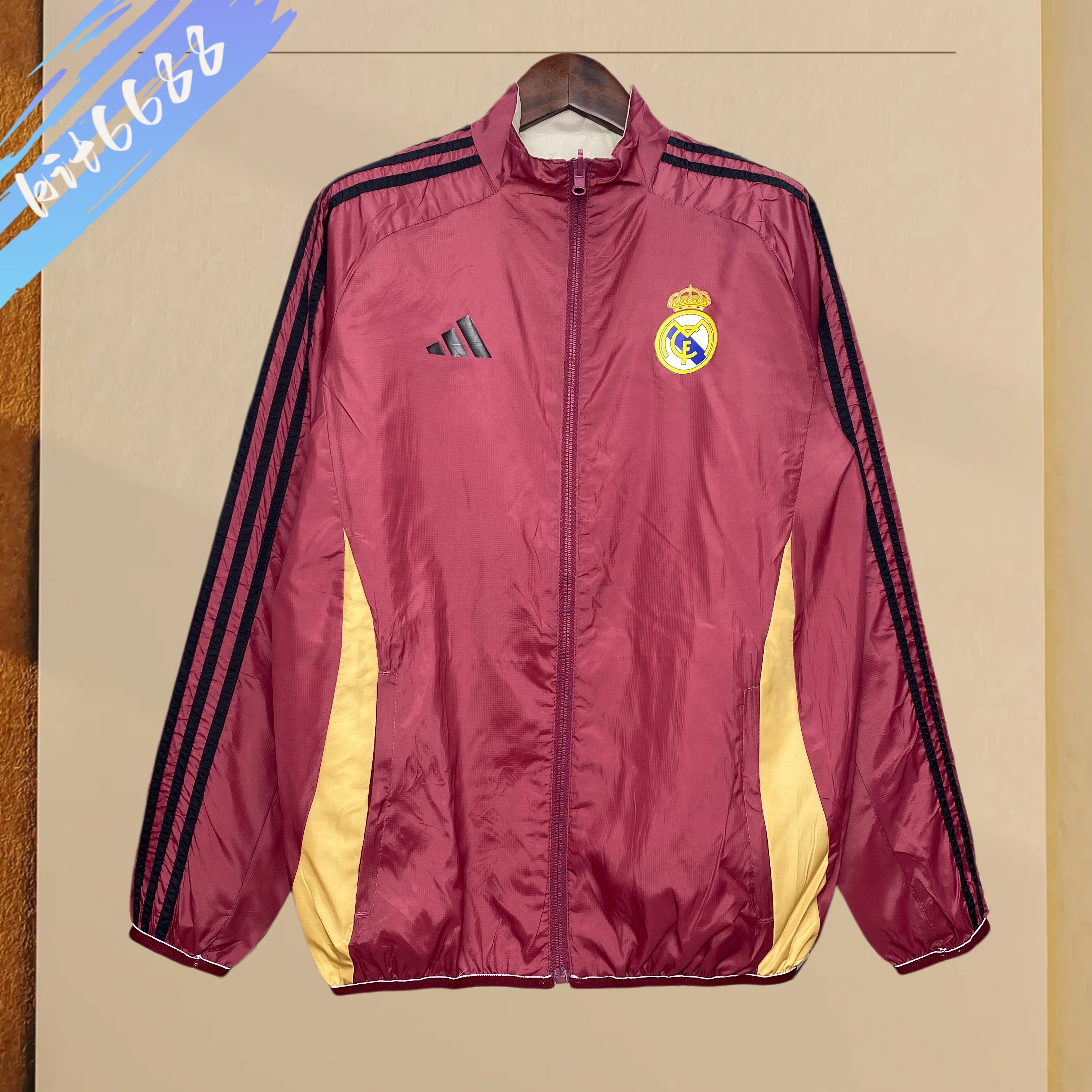 24/25 Real Madrid Windbreaker Jacket double-sided