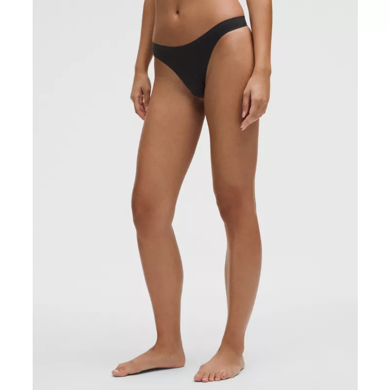 Wundermost Ultra-Soft Nulu Dipped-Waist Thong Underwear 3 Pack