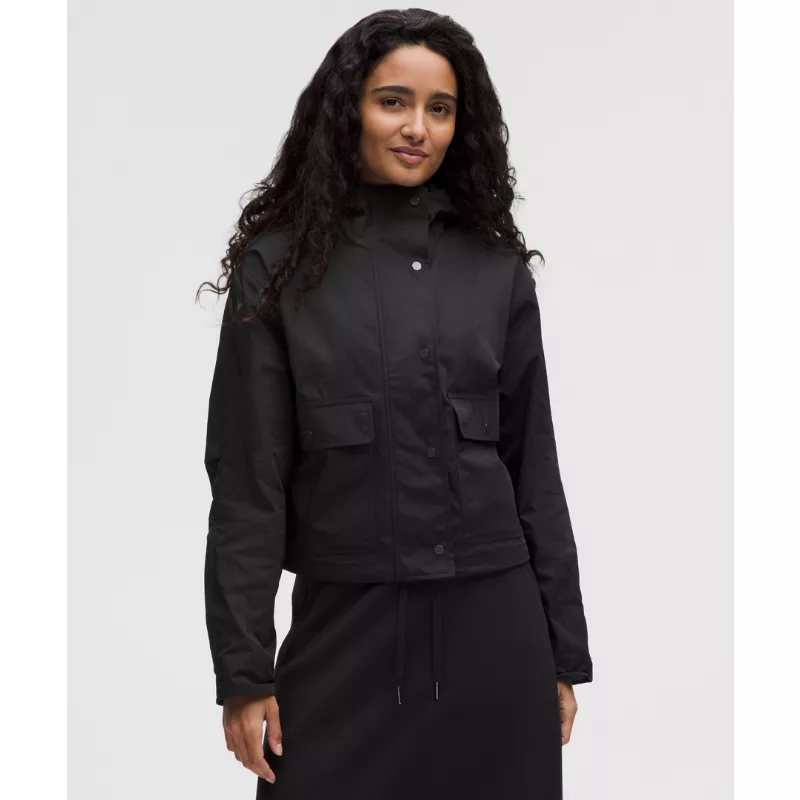 Cropped Utility Windbreaker