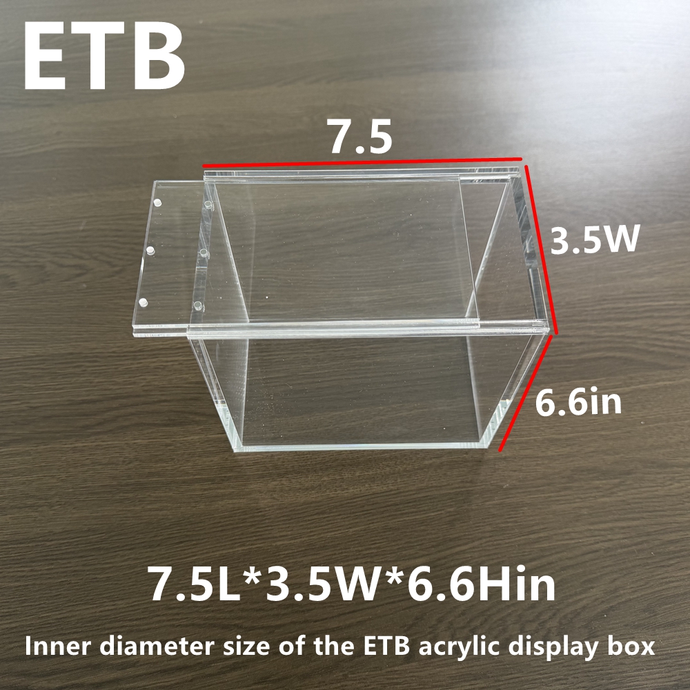 5MM防紫外线透明保护盒宝可梦精英训练者盒 ETB磁性亚克力展示盒