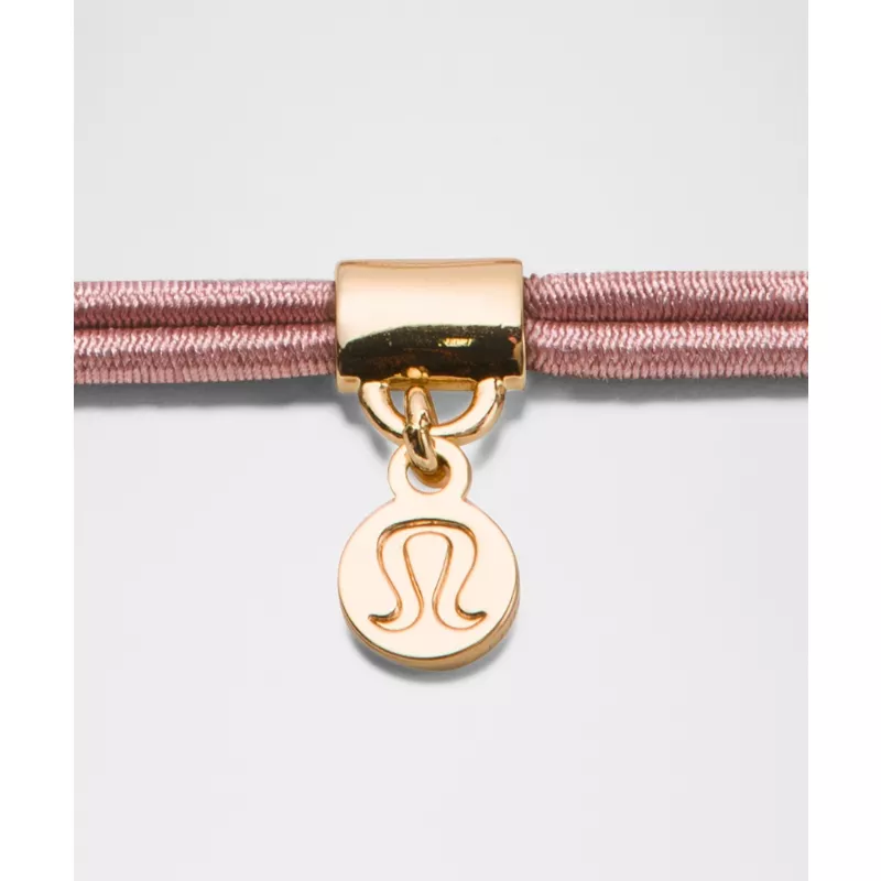 Logo Bead Hair Ties 3 Pack