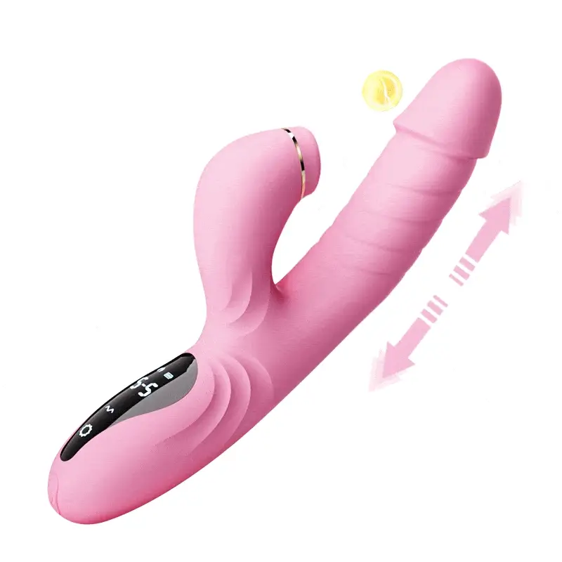Mlovexy - Suck Telescopic Heating Vibrator