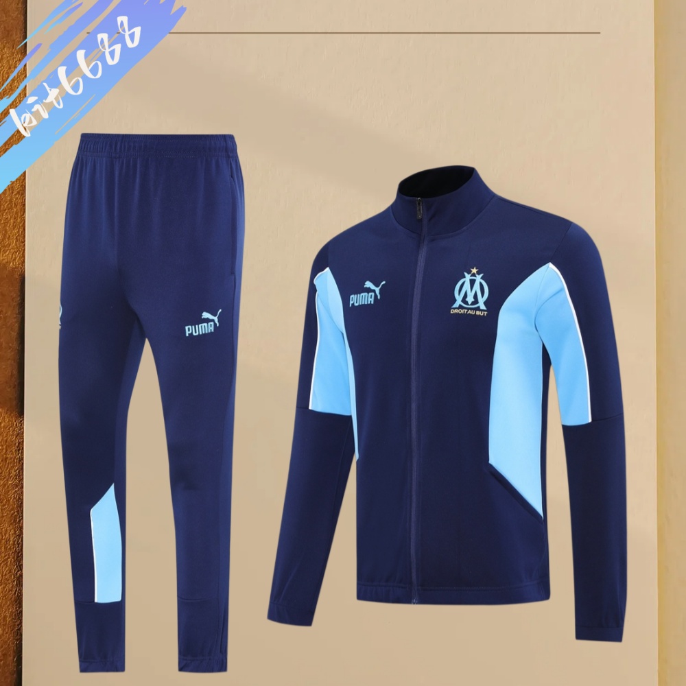 25/26 Marseille Full Zipper Training Suit (Adult Set)