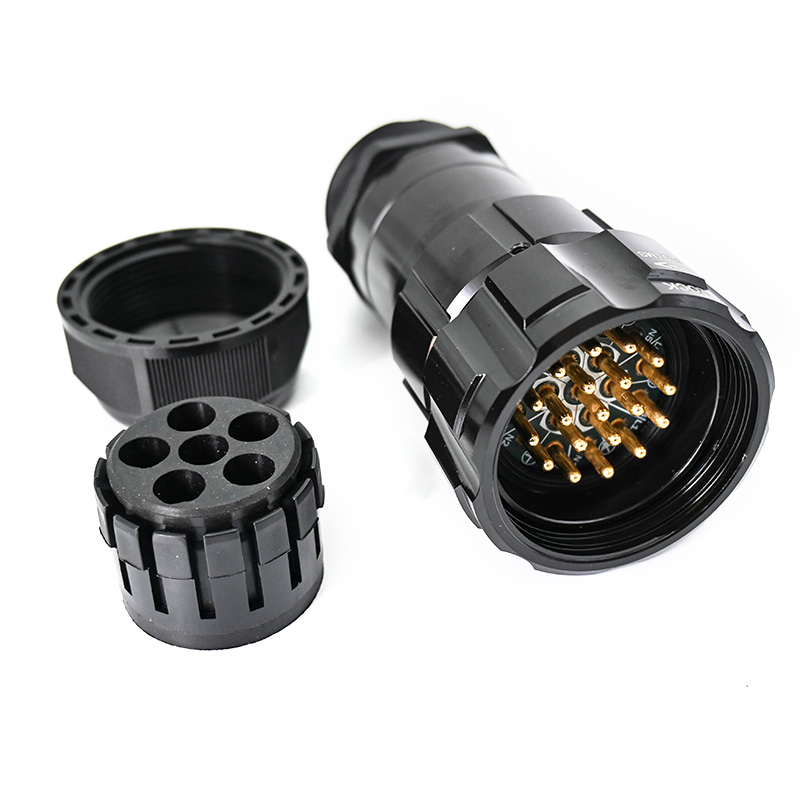 19 Pin Soca Male Female Plug Connector 1 PC TR330 - Tourystage