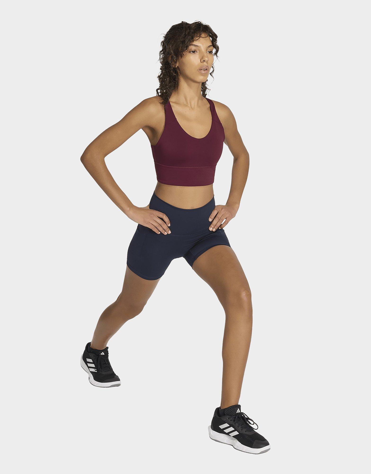adidas 3-Streifen Studio All Me Light Support BH