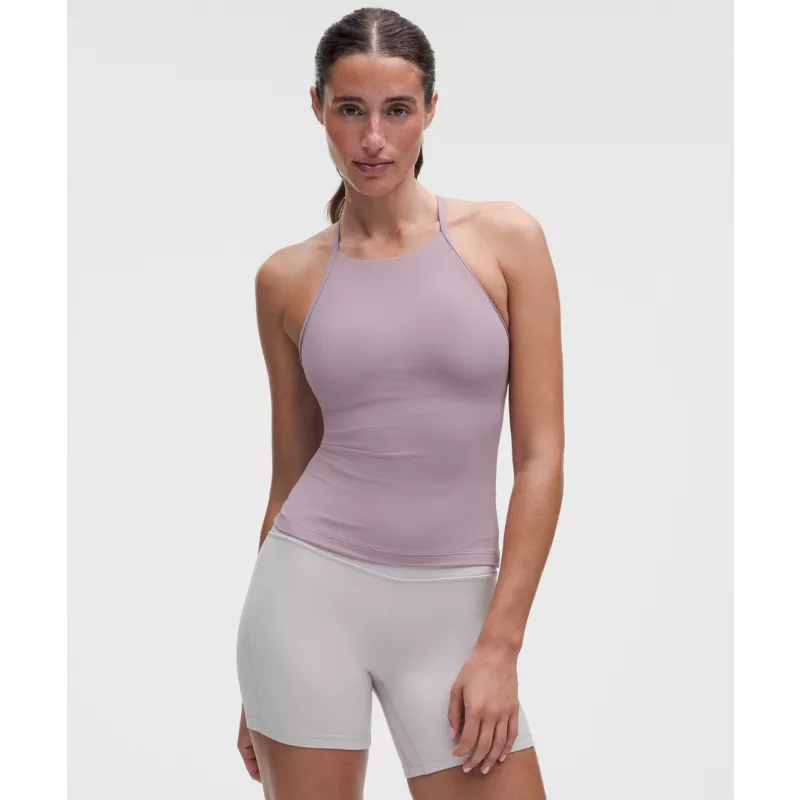 Flow Y High-Neck Tank Top Light Support, B/C Cup