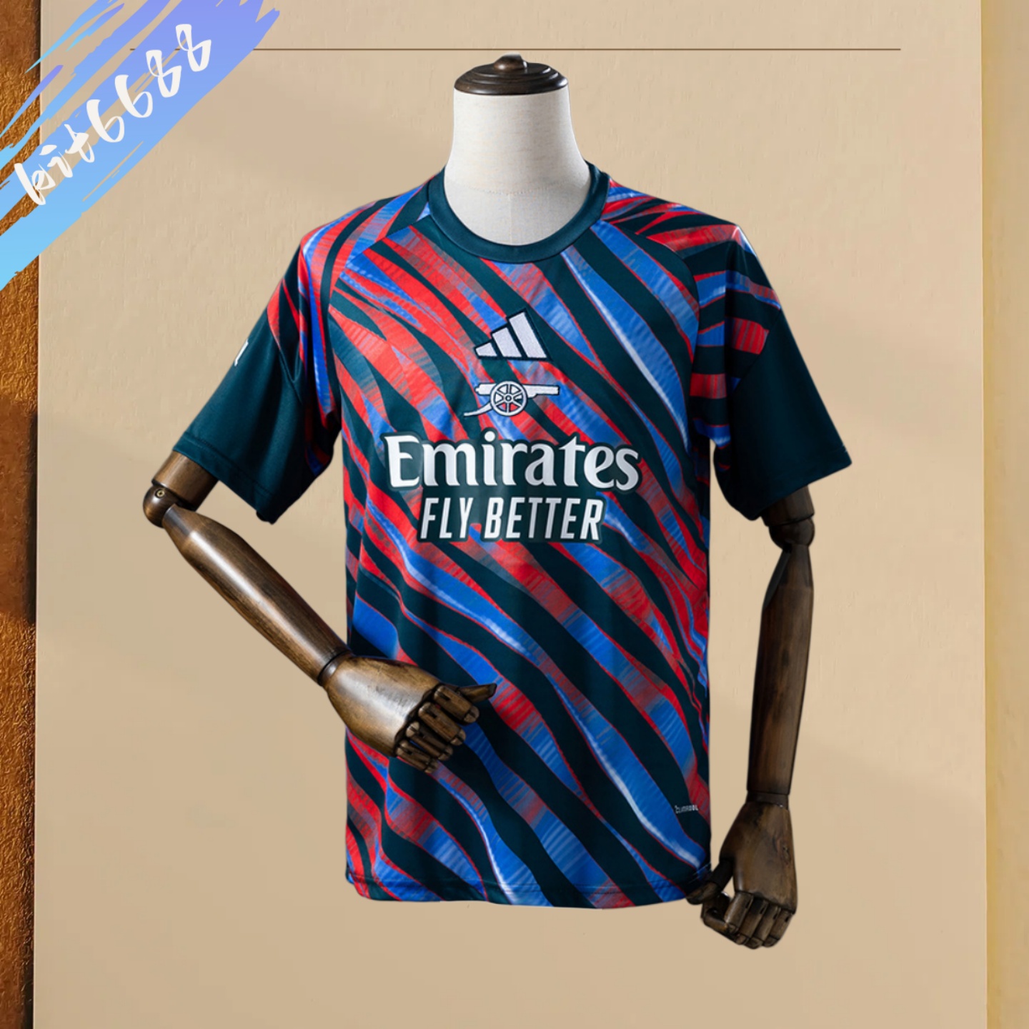 2026/2027 Arsenal Pre-match Jersey  Football Shirt（Fans version）