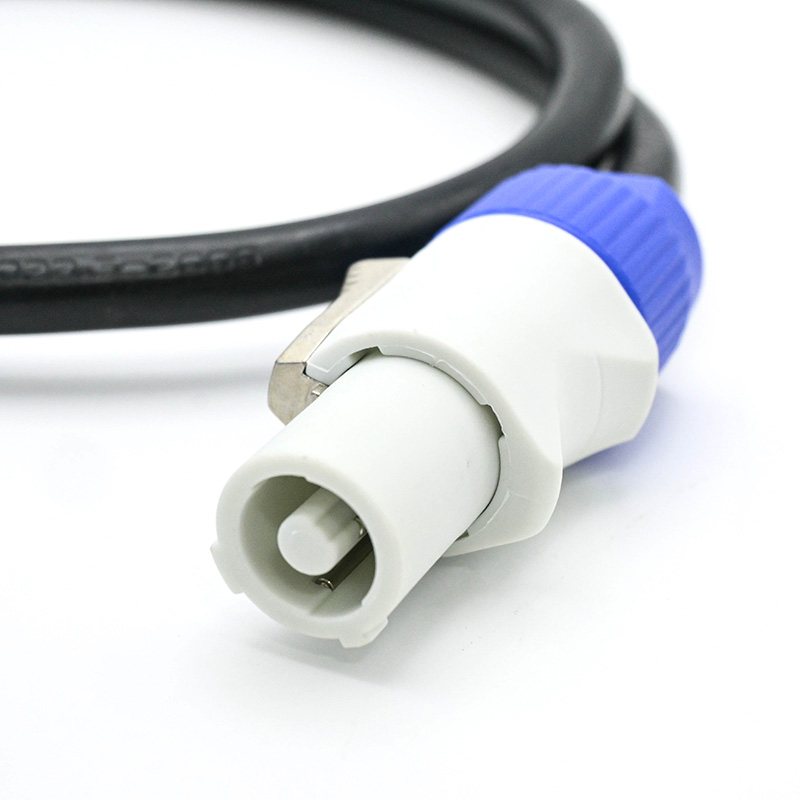 1m Powercon Cable 3x2.5mm² TR229-1-BLK