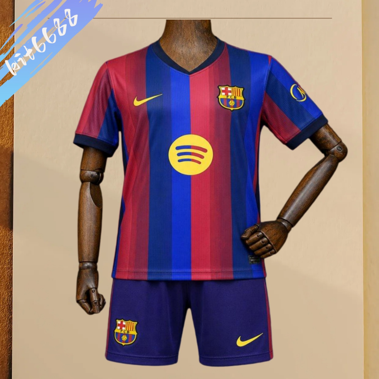 2026/2027 Barcelona Home Kids Kit（Adult Kids Kit socks）