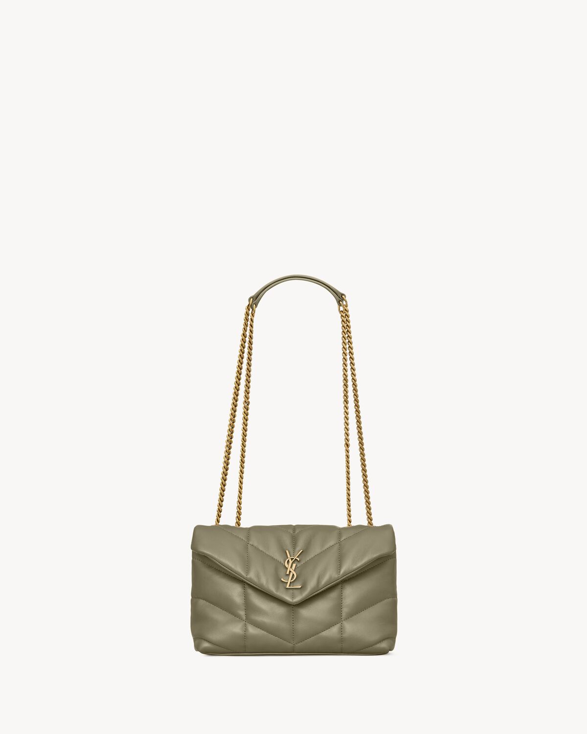 Toy puffer in lambskin STRONG MOSS